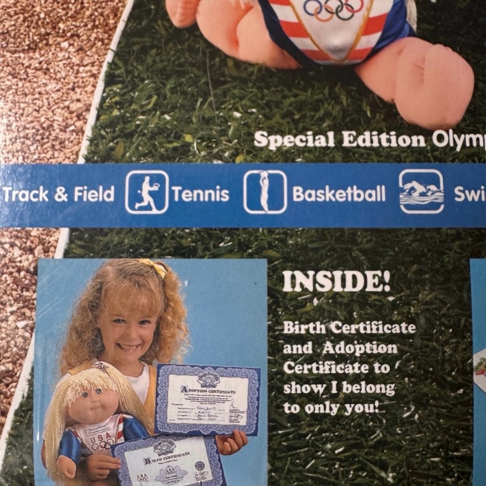 Collectible Cabbage Patch Olympikids Gift Set - Picture 6 of 7